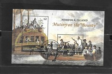 AUSTRALIE  NORFOLK ISLAND BLOC  O. trés beau avec gomme d origine  rare