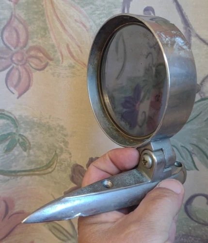 Vintage Yankee 1950's Chrysler Side Mirror Automobile Parts and Accessories Used