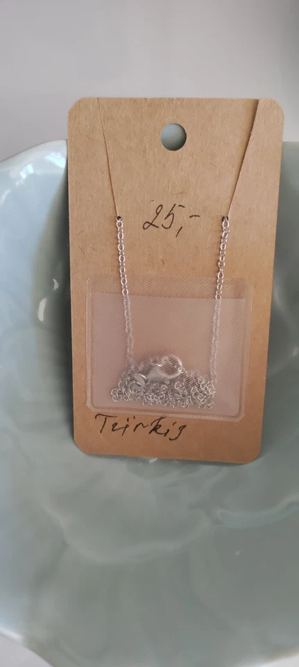 Sterling Silberkette 925 Türkis Anhänger - Bild 2 von 2