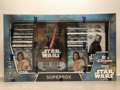 Topps Star Wars Chrome Super Box Trading Cards