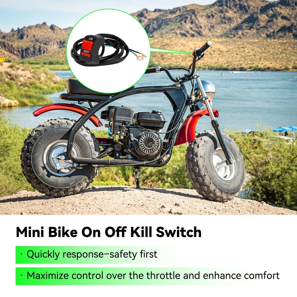On Off Kill Switch For Predator 212cc 196cc CT200U BT200X B200R CT100U Mini Bike - Image 4 of 4