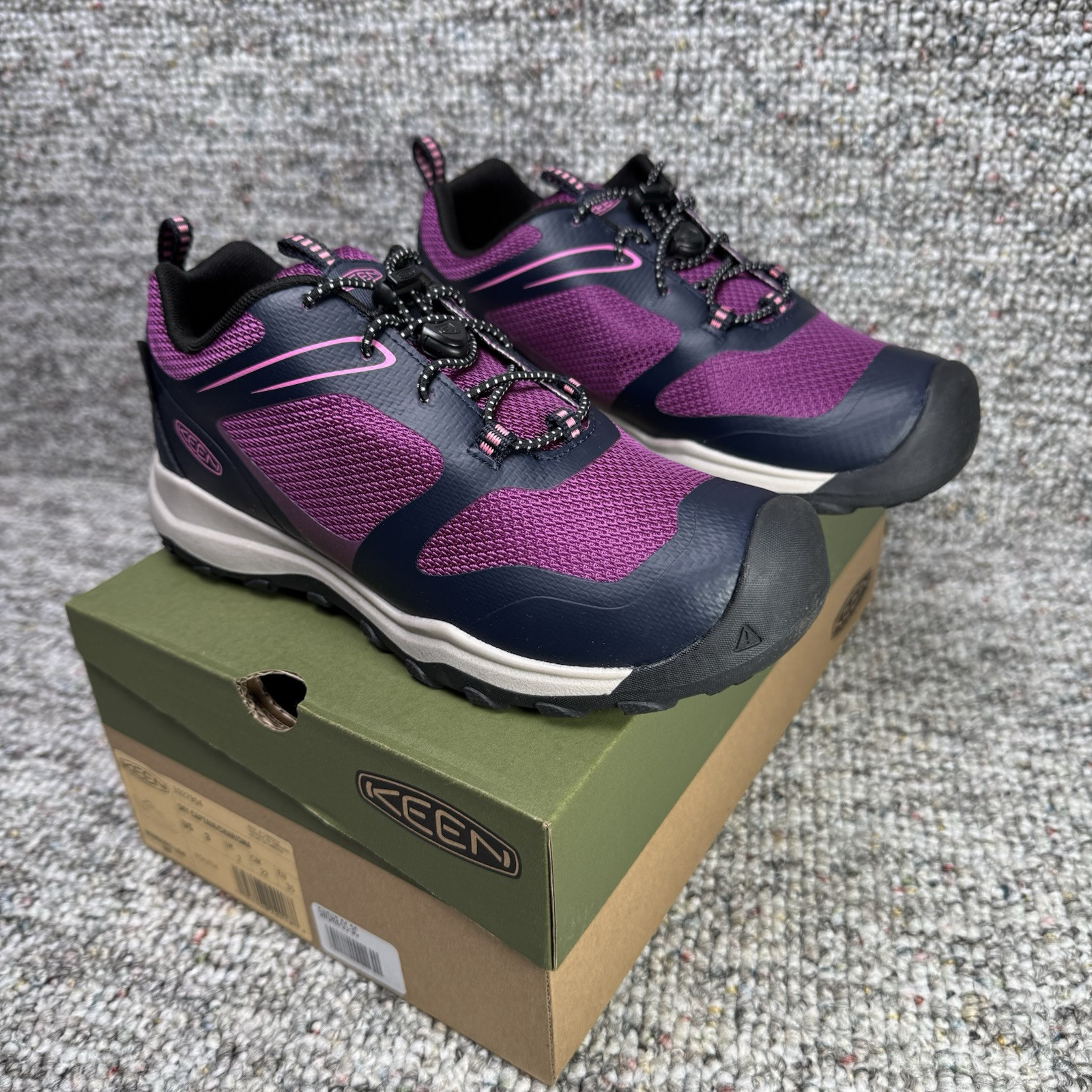 Scarpe basse KEEN bambini Wanduro giovani taglia 3 impermeabili Sky Captain viola