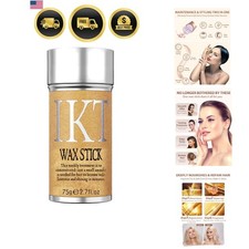 Hair Wax Stick for Flyaways - Hair Bun Maker and Smoothing Pomade for Kids, W...
