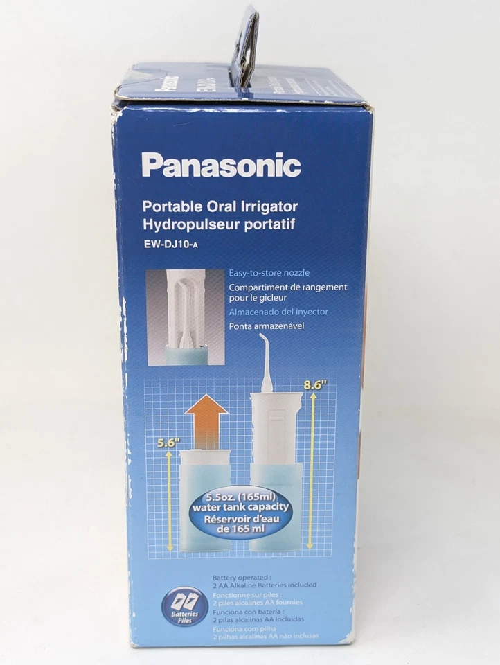Hilo dental portátil Panasonic EW-DJ10-A alimentado por batería - NUEVO Foto 4 de 4