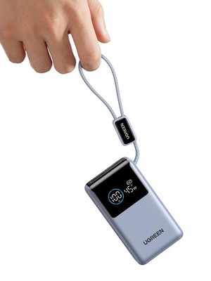 UGREEN Nexode Pro Power Bank 10,000mAh 45W, Compact Portable Charger,... 