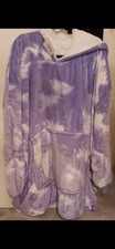 Genuine Oodie Adult One Size Lilac Tie Dye Brand New With Tags