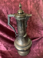 Antique Victorian Sliverplated 15&rdquo;Tall Communion Flagon Pitcher Beech-hurst