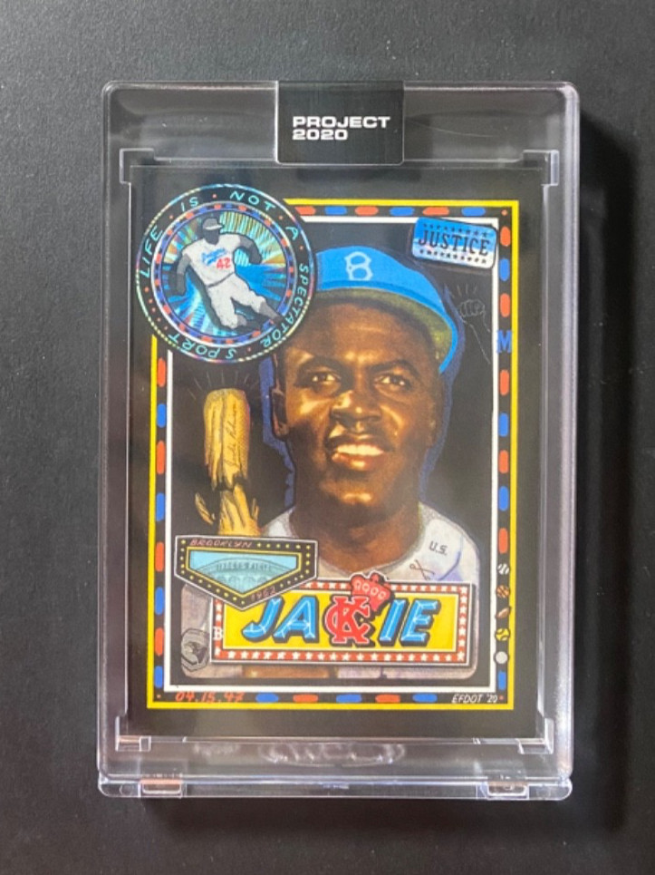2020 Topps Project Jackie Robinson 1952 #114 by Efdot