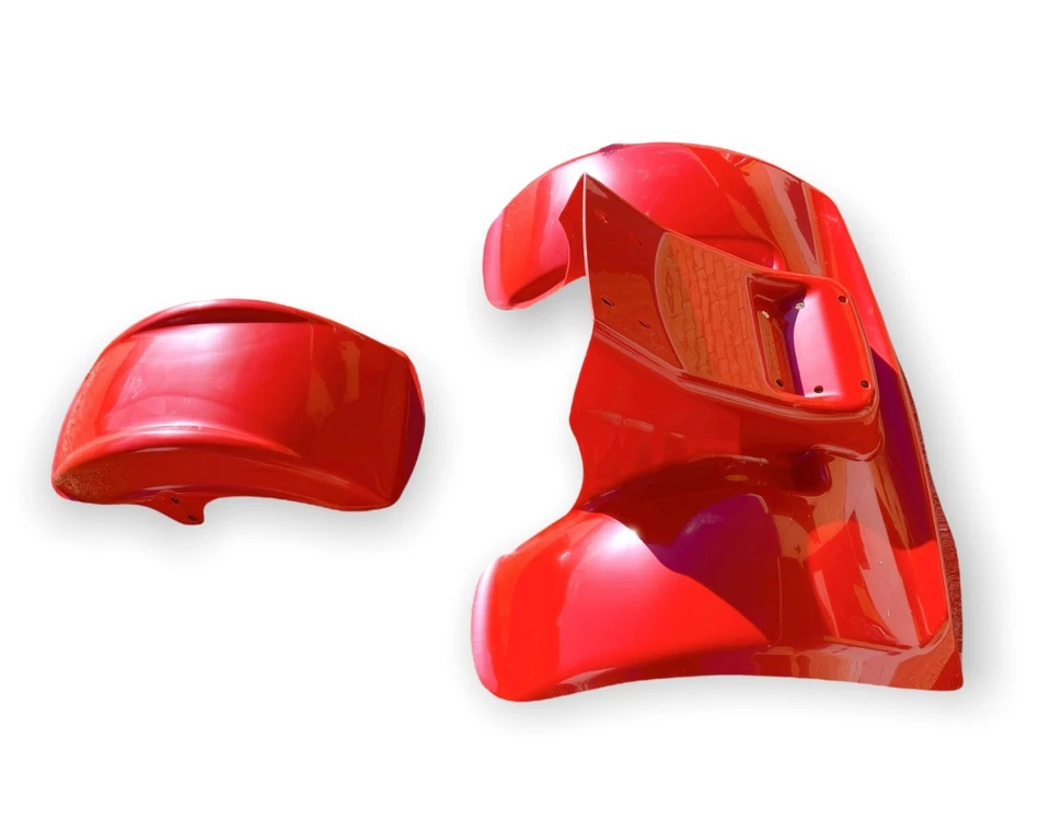 Guardabarros delanteros y traseros de alta resistencia KTX Pro para 78 - 85 Honda ATC70 ATC 70 - ROJO Foto 2 de 3