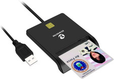 ZOWEETEK CAC Card Reader Military, Smart Card Reader DOD Military USB Common Acc
