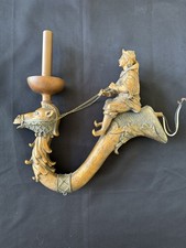 Vintage Chinoiserie Pagoda Camel Jockey Chand...