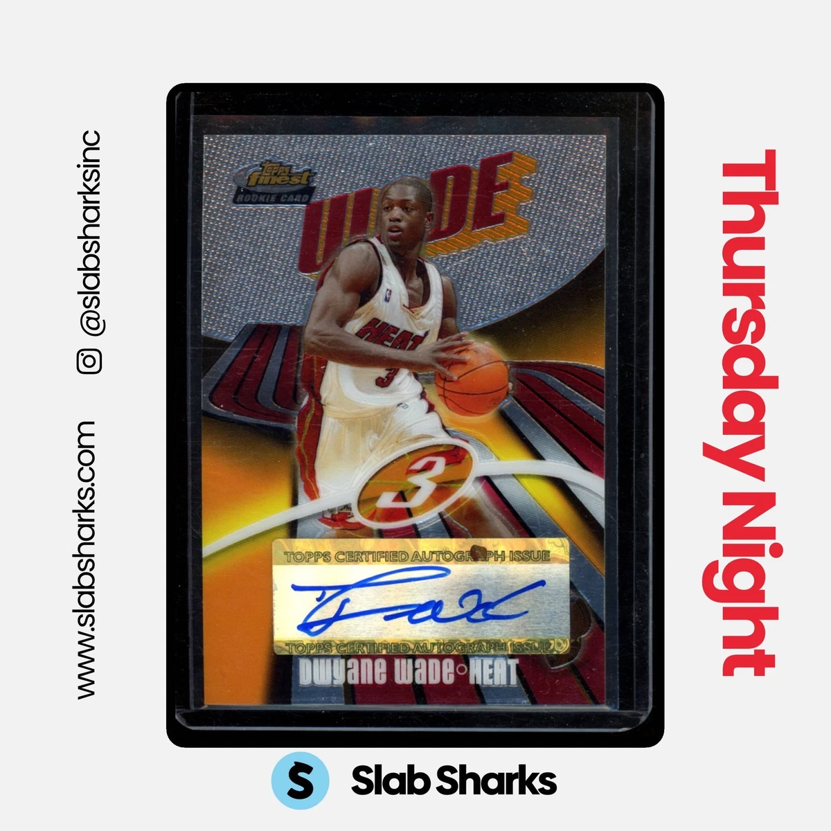 DWYANE WADE サイン AUTO 25枚限定 NBAカード National Basketball Association (NBA) Dwyane Wade Basketball