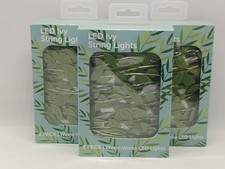 3 BRAND NEW Twin Packs Of 8ft LED Leaf Leaves String Lights 2AA Battery Operated