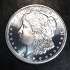 1 oz Silver Bullion PROOF MORGAN STYLE From original roll WE COMBINE SHIP #R731j