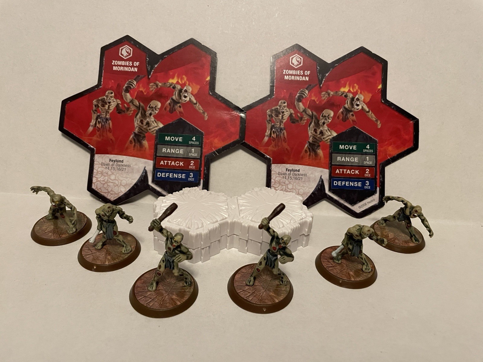 Heroscape: Zombie Horde from Wave 6, Dawn of Darkness Complete