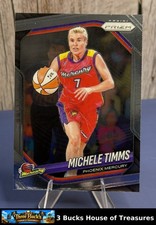 2025 Panini Prizm WNBA Michele Timms #133 Silver Prizm Phoenix Mercury