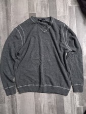 Cashmere Sweater Men  s Size XL Gray V NECK