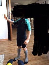 Schwimmanzug, Neopren, Kinder 98/104 schwarz