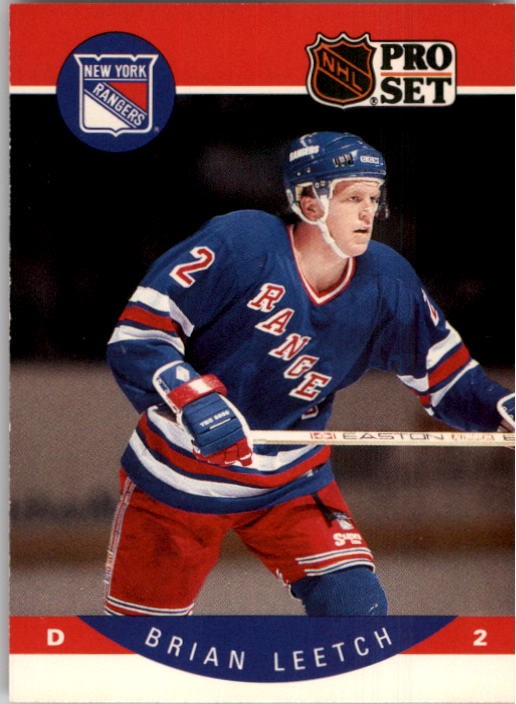 1990-91 Pro Set #201 Brian Leetch - HKY