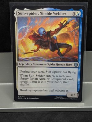 Sun-Spider, Nimble Webber X1 NM  Marvel's Spider Man  MTG