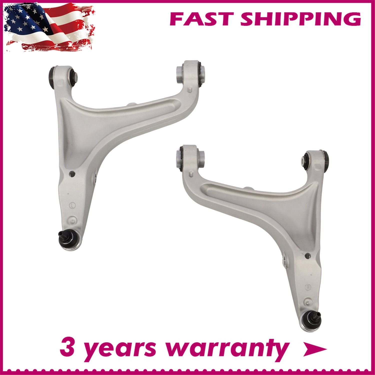 2x Front Lower Control Arms For 2014 2015-2022 Maserati Ghibli Quattroporte M156