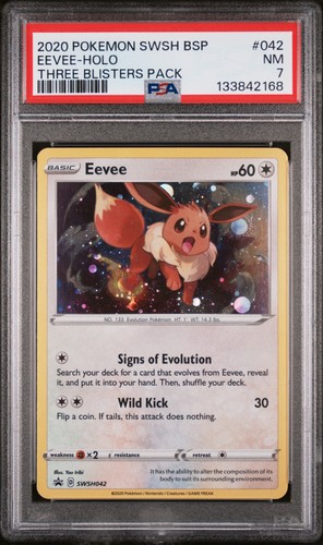 Eevee graded PSA 7 for sale on eBay