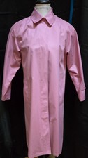 Vintage London Fog Pink Trench Coat by Wamsutta Paisley Lining Petite 8