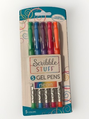 Scribble Stuff Neon Gel Pen (5 Count), *NEW*