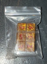 DISNEY LORCANA Reign Of Jafar 8 - Trove Dice Set