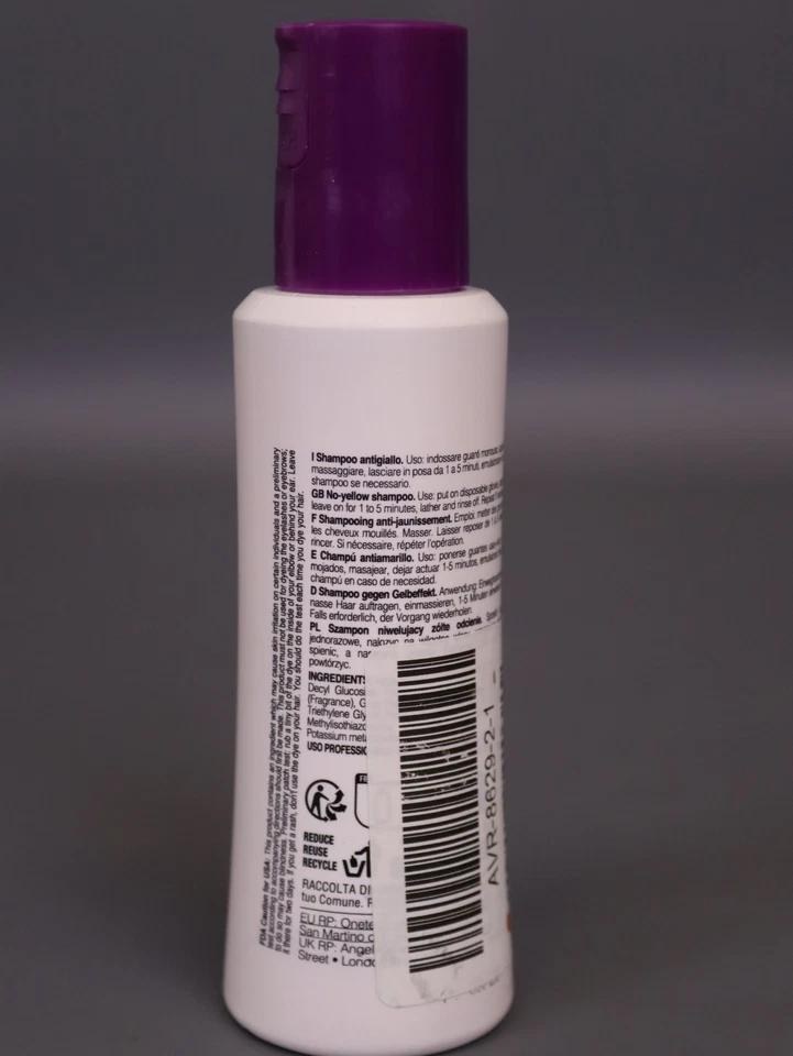 Шампунь Fanola No желтый дорожный размер - с фиолетовыми фиолетовыми пигментами 3,38 унции - Изображение 3 из 3