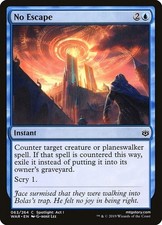 No Escape 3x FOIL WAR MTG War of the Spark Common MINT blue