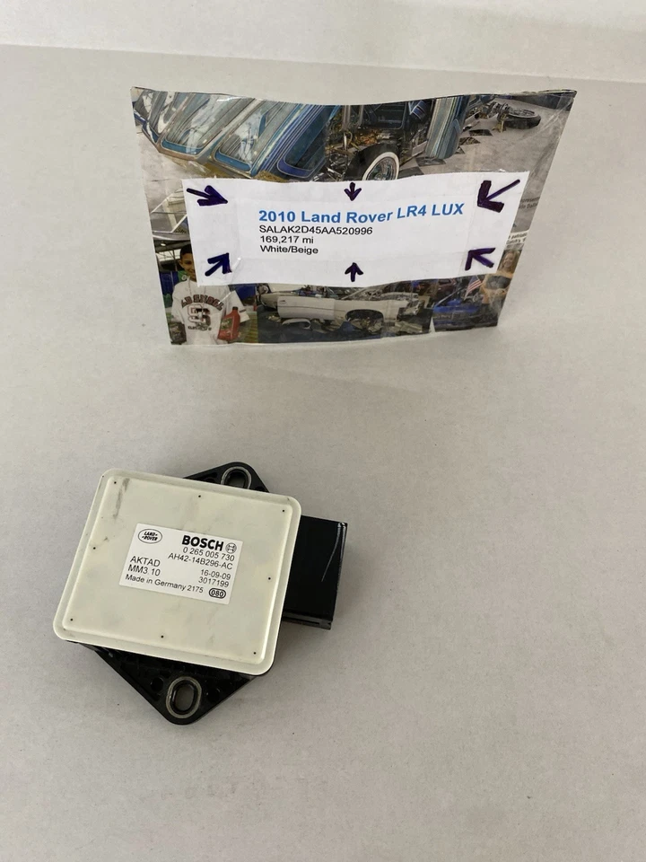 2010 - 2013 OEM LAND ROVER ДИАПАЗОН ROVER SPORT РЫСКАНИЕ СКОРОСТЬ ДАТЧИК МОДУЛЬ УПРАВЛЕНИЯ БЛОК - Изображение 2 из 4