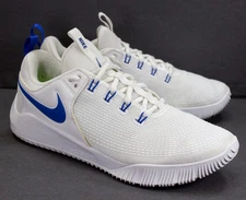Nike Zoom HyperAce 2 Womens US 10 White Royal Blue Volleyball Shoes AA0286-104