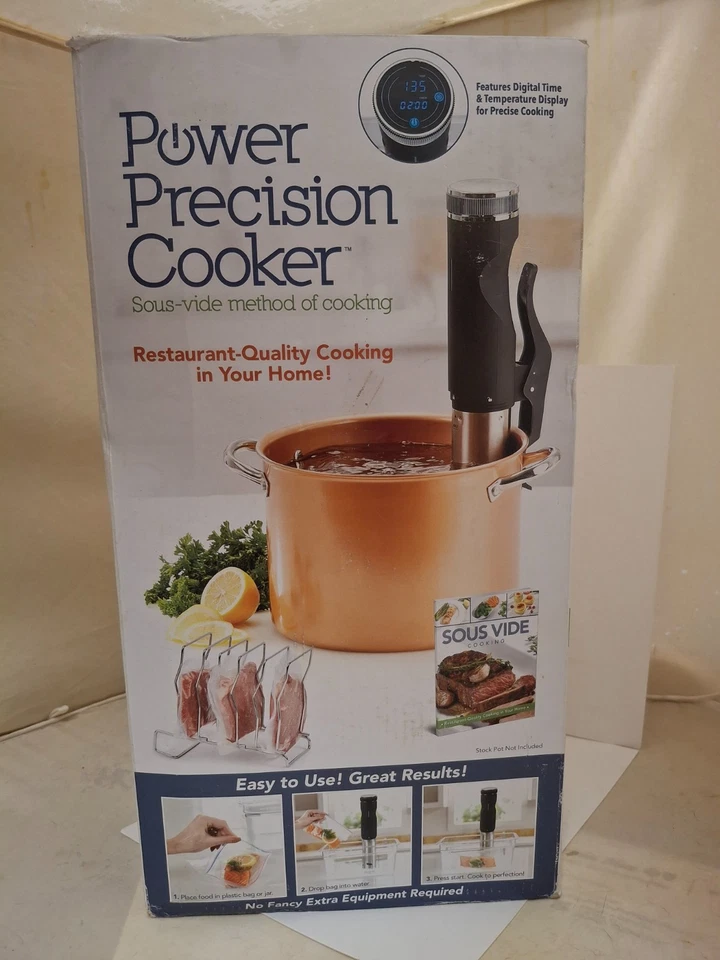 NEW Power Precision Cooker Sous-Vide Method Of Cooking NISB NOB - Image 3 of 4