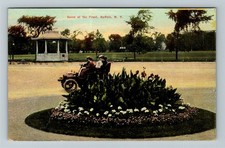 Buffalo NY-New York, Scene At The Front, Car, c1911 Vintage Postcard
