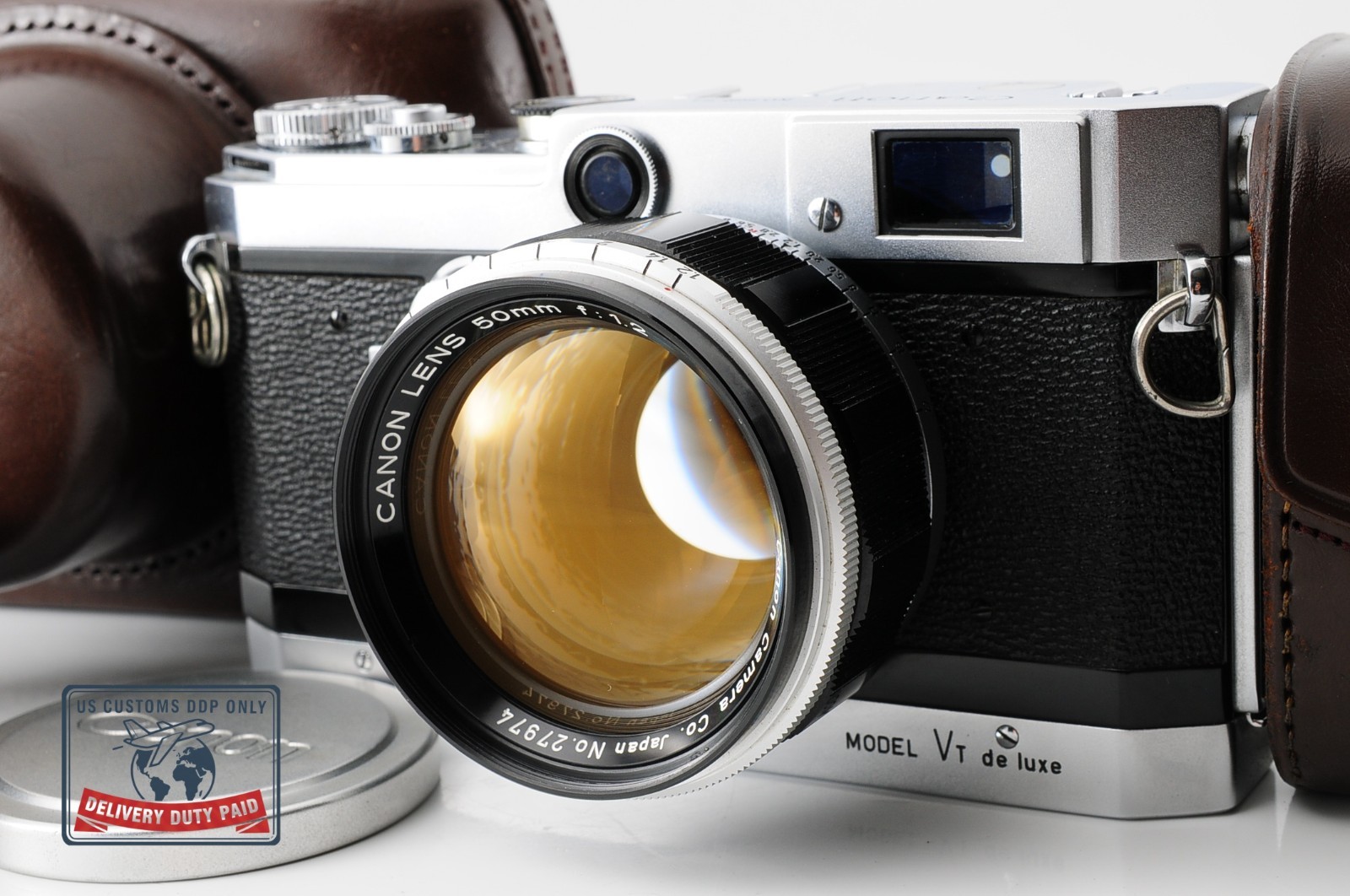 [ N MINT++ ] Canon Model VT Rangefinder Film Camera 50mm f1.2 L39 LTM Lens japan