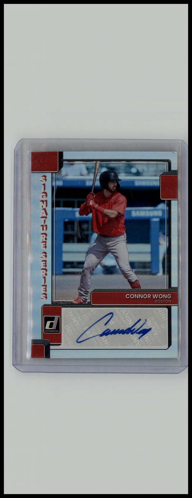 2022 Donruss Optic #SIGS-CW Connor Wong Signature Series Holo Prizm
