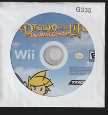 Drawn to Life The Next Chapter Nintendo Wii Used Video Game Only Sleeved No Case
