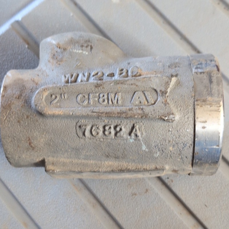 2 In Extreme High Pressure Check Valve