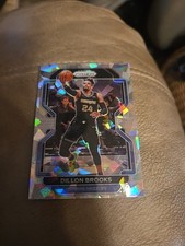 2021-22 Panini Prizm Basketball Dillon Brooks Silver Cracked Ice Prizm SP #202
