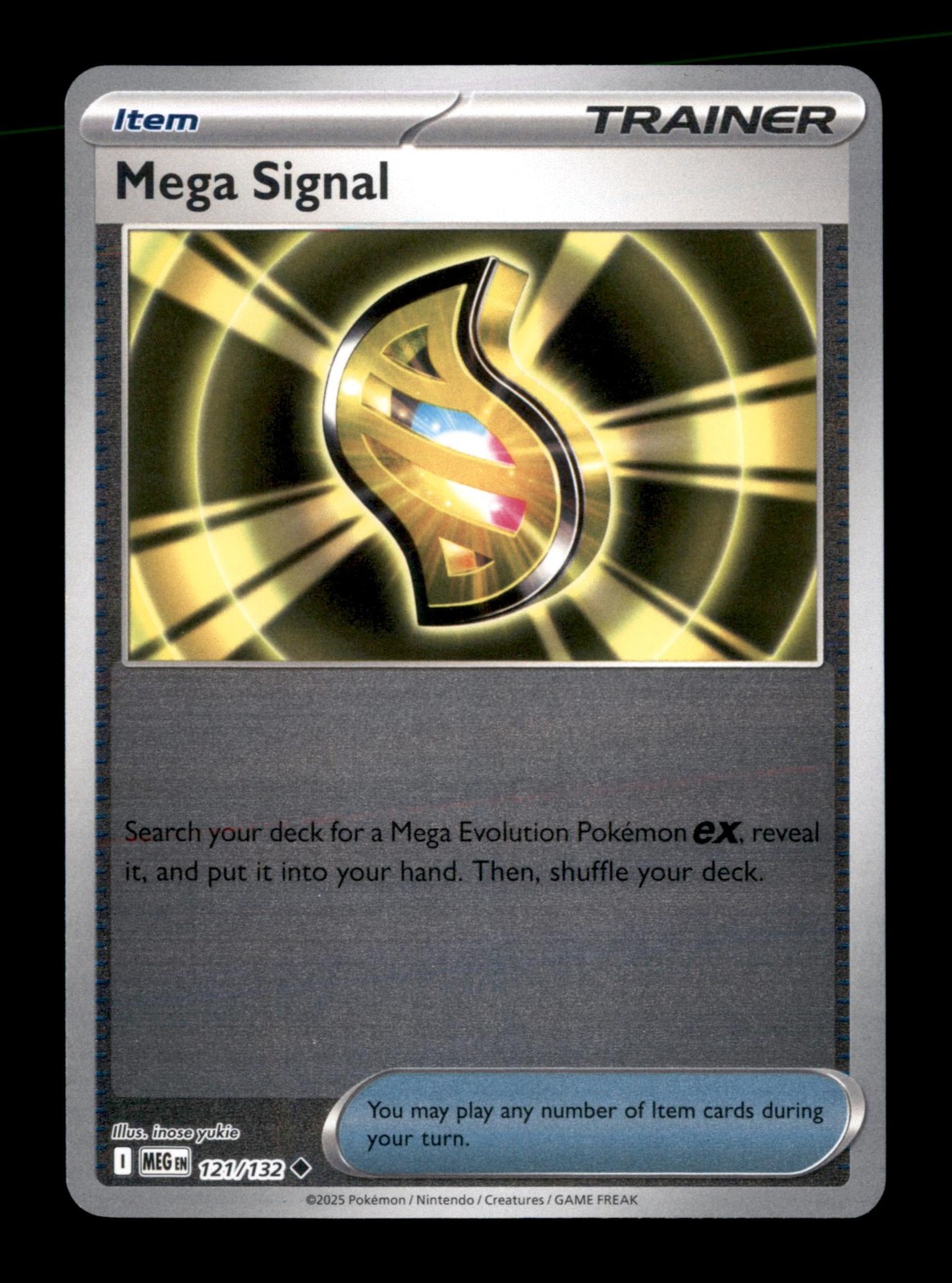 Mega Signal 121/132 Uncommon Mega Evolution Pokemon Reverse Holo Near Mint