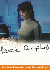 SPACE 1999 SERIES 2 (2018) - LARAINE HUMPHRYS (NURSE ANNE) AUTOGRAPH CARD LH1