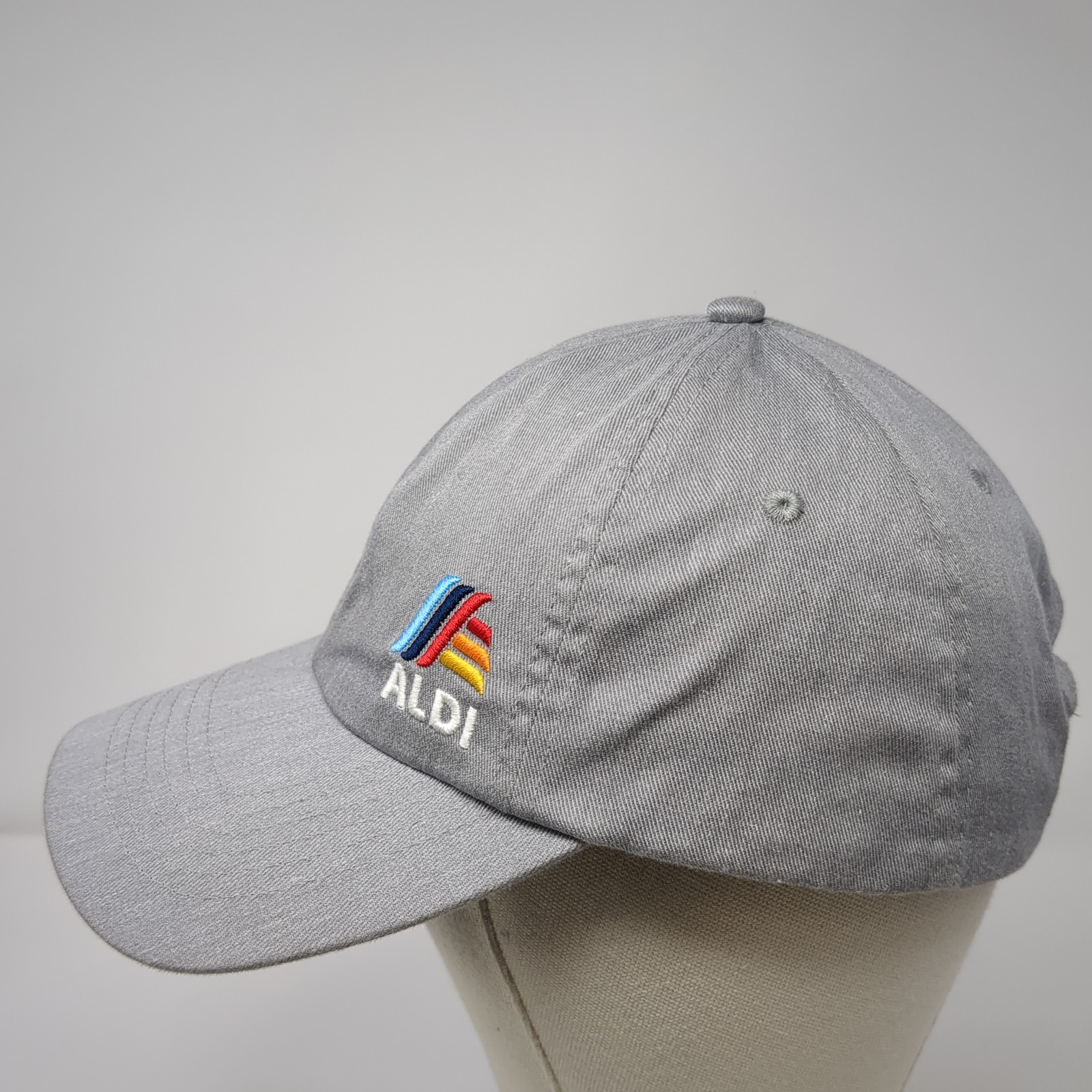 Aldi Slideback Hat Gray One Size Adjustable Embro… - image 3