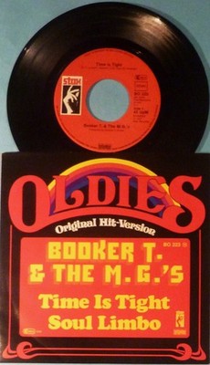 BOOKER T. & THE M.G.`S- SINGLE 7'' - TIME IS TIGHT / SOUL LIMBO - MINT