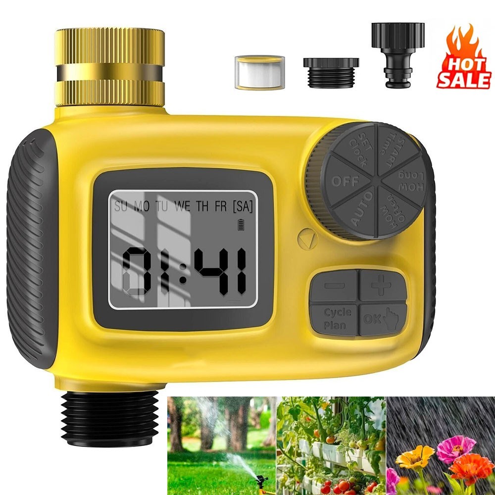 Programmable Water Timer Sprinkler Timer Hose Brass Faucet Timer Outdoor Yard
