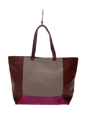 バッグ Paul smith(contrast color block  bag) Paul Smith Contrast Color Block Tote Bag Leather Multicolor