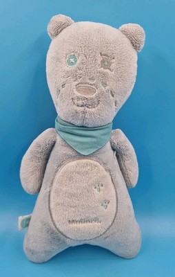 MyHummy Bär Prinz Grau Baby Stofftier 37 cm ohne Soundmodul