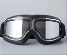 New Motorcycle Goggles Fit Over Glasses for Men Vintage Leather Riding Glasses