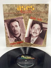 PEDRO INFANTE / JAVIER SOLIS ases musicales 88  PEERLESS VINYL LP MEXICO  EX