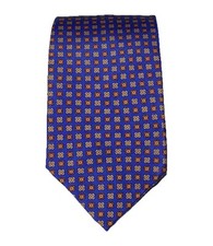 Zadi Andrew  s Medallion Floral Multicolor Men 100 Silk Necktie Made In Italy EUC